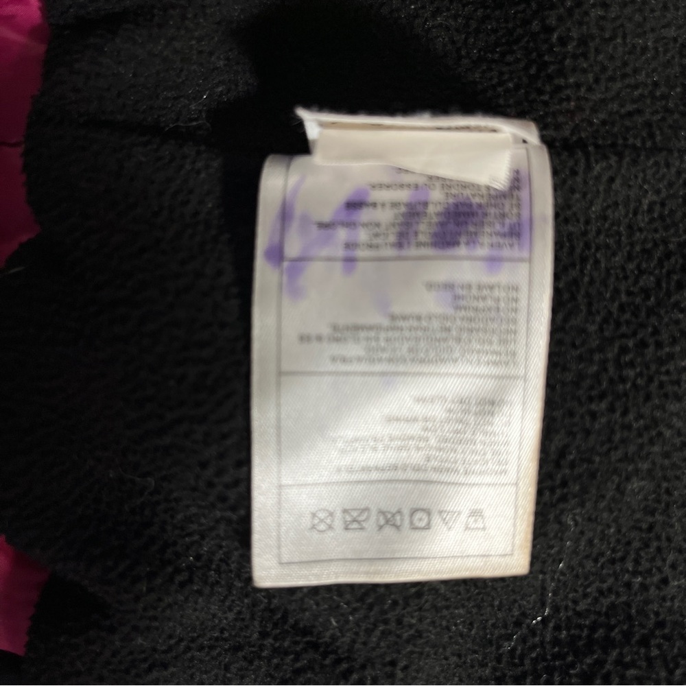 Puma Girl's Puff Jacket Black and Pink GUC Size 12 Winter Ready - Picture 6 of 8